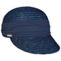 Grace Straw Cap by Seeberger navy