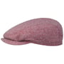 Belfast Silk Flat Cap by Stetson dark red