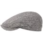 Belfast Silk Flat Cap by Stetson black-white
