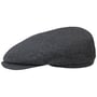 Belfast Silk Flat Cap by Stetson grey-black