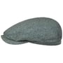 Belfast Silk Flat Cap by Stetson green-blue