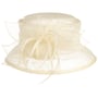 Mareana Occasion Hat by McBURN cream white