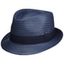 Málaga Trilby Straw Hat by Lipodo blue