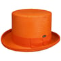 Rom Straw Top Hat by Lipodo orange