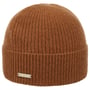 Sporty Cashmere Hat with Cuff by Seeberger brown
