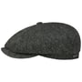 Hatteras Classic Wool Flat Cap by Stetson grey-black
