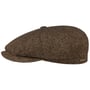 Hatteras Classic Wool Flat Cap by Stetson brown-black