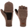 Haakon Fingerless Wool Gloves by Barts brown