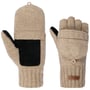 Haakon Fingerless Wool Gloves by Barts beige