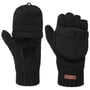 Haakon Fingerless Wool Gloves by Barts black