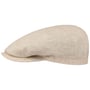 Belfast Linen Summer Flat Cap by Stetson oatmeal