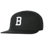 B Letter Snapback Cap black