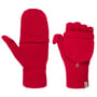 Fingerless Gloves with Cashmere by Roeckl dark red