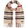 Cashmink Oversized Fringed Scarf by Fraas camel