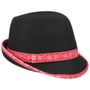 Bavarian Hat with Edelweiss Trim red