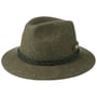Traditional Hat with Decorative Buttons olive