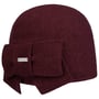 Litika Milled Wool Hat Loop by Seeberger bordeaux