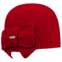 Litika Milled Wool Hat Loop by Seeberger red