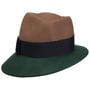 Asym Twotone Wool Felt Hat by Lierys light brown