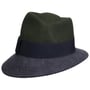 Asym Twotone Wool Felt Hat by Lierys olive-mottled
