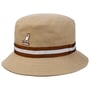 Stripe Lahinch Cotton Hat by Kangol beige