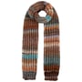 Jasila Knit Scarf by Lierys brown-blue