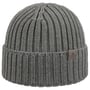 Merino Rib Knit Hat by Lierys grey