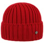 Merino Rib Knit Hat by Lierys red