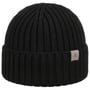 Merino Rib Knit Hat by Lierys black