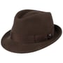 Classic Wool Trilby Hat by Lierys brown