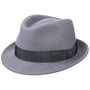 Classic Wool Trilby Hat by Lierys grey