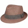 Reidton Toyo Trilby Straw Hat by Stetson oldrose