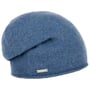 Rolled Edge Cashmere Beanie by Seeberger denim