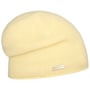 Rolled Edge Cashmere Beanie by Seeberger pastel yellow