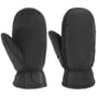 Mittens with Teddy-Bear Cloth by Lipodo black