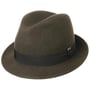 Kids Wool Felt Trilby Hat by Lipodo olive