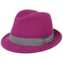 Kids Wool Felt Trilby Hat by Lipodo fuchsia