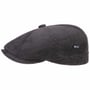 8 Panel Cordial Flat Cap by Lipodo grey