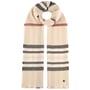 Basic Checked Scarf by Fraas oatmeal