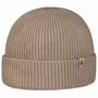 Cuffed Beanie with Cashmere by Roeckl oatmeal