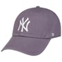 Yankees CleanUp Strapback Cap by 47 Brand purple