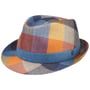 Payato Checks Trilby Linen Hat by Lierys mixed colours