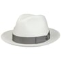 Black Trim Small Panama Hat by Borsalino nature-grey