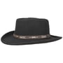 Arizo Gambler Wool Felt Hat by Conner black