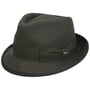 The Classic Wool Trilby Felt Hat by Lipodo olive