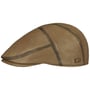 Leather Flat Cap by Bailey 1922 dark beige