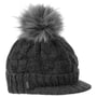 Britta Cable Knit Beanie by McBURN anthracite