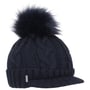 Britta Cable Knit Beanie by McBURN navy
