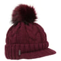 Britta Cable Knit Beanie by McBURN bordeaux