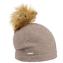 Tamisa Milled Wool Hat by Seeberger dark beige